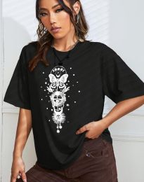 T-Shirt - kode 0012014 -  schwarz