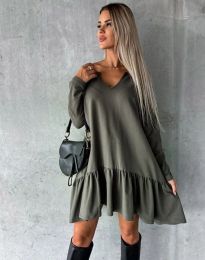 Kleid - kode 71077 - 3 - olivgrün