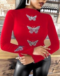 Bluse - kode 52666 - 2 - rot
