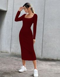 Kleid - kode 3182 - burgund