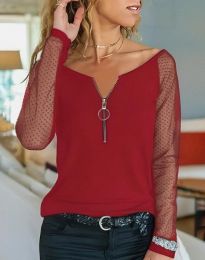 Bluse - kode 500880 - 3 - rot