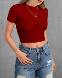Bluse - kode 13077 - 3 - rot