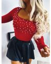 Bluse - kode 126800 - rot